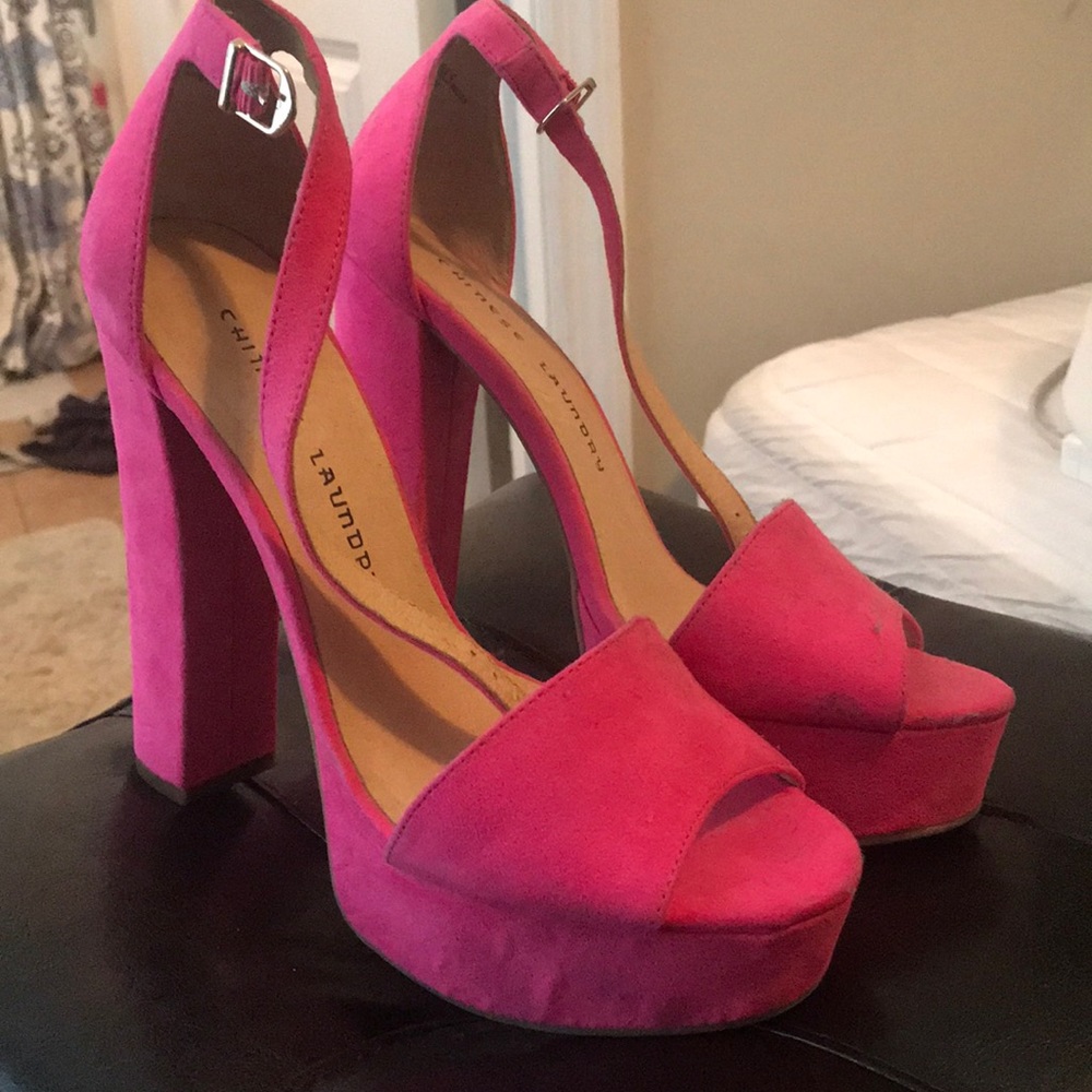 Chinese Laundry Hot Pink Heels